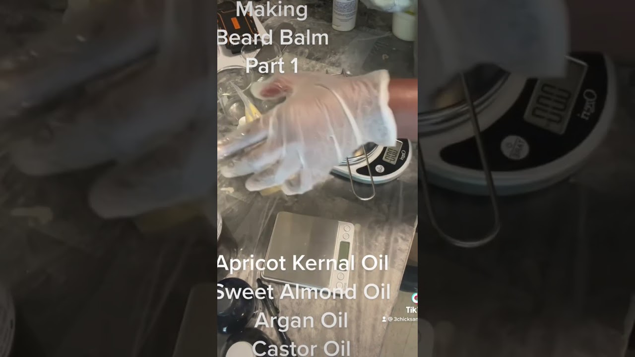 Part 1. Watch me make my beard balm. It moisturizes, conditions, styles and softens beard.