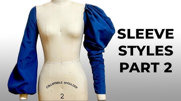 SLEEVE STYLES PT. 2 | LEG OF MUTTON & BISHOP SLEEVES PATTERNMAKING & SEWING | LA MODÉLISTE