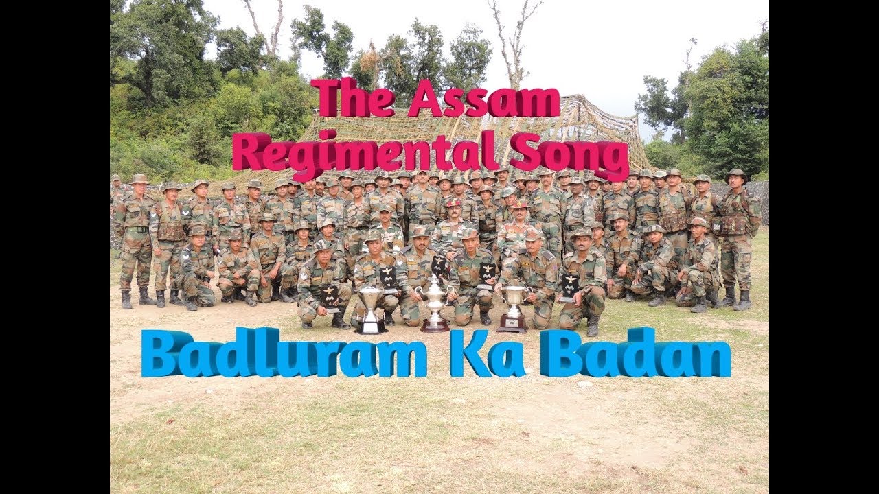 The Assam Regimental Song Badlu Ram Ka Badan This Song Sang While Visiting VVIP in Shimla 02