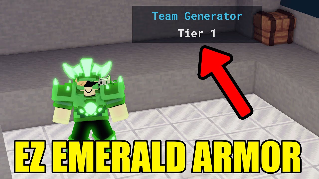 How To INSTANTLY Get EMERALD ARMOR Without TIER 3 In Roblox Bedwars YouTube