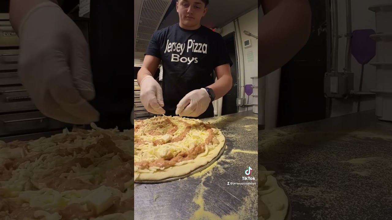 Meet one of the next generation of pizza makers- Paul!  He makes a great pie!