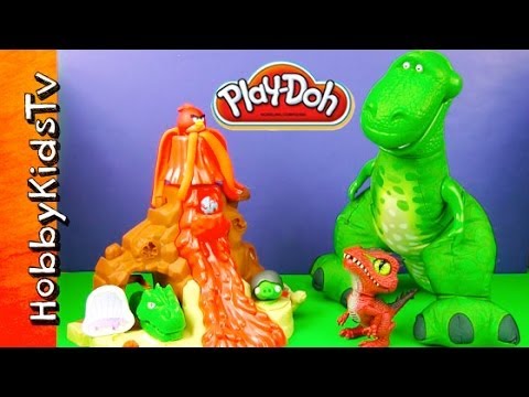 dinosaur play doh youtube