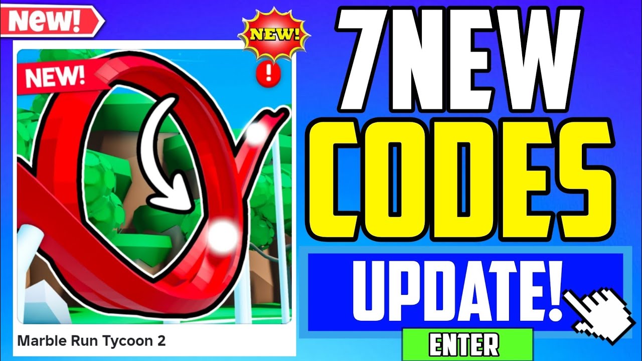 *SECRET UPDATE!* | Marble Run Tycoon 2 CODES 2025 (ROBLOX MARBLE RUN TYCOON 2)Part 910