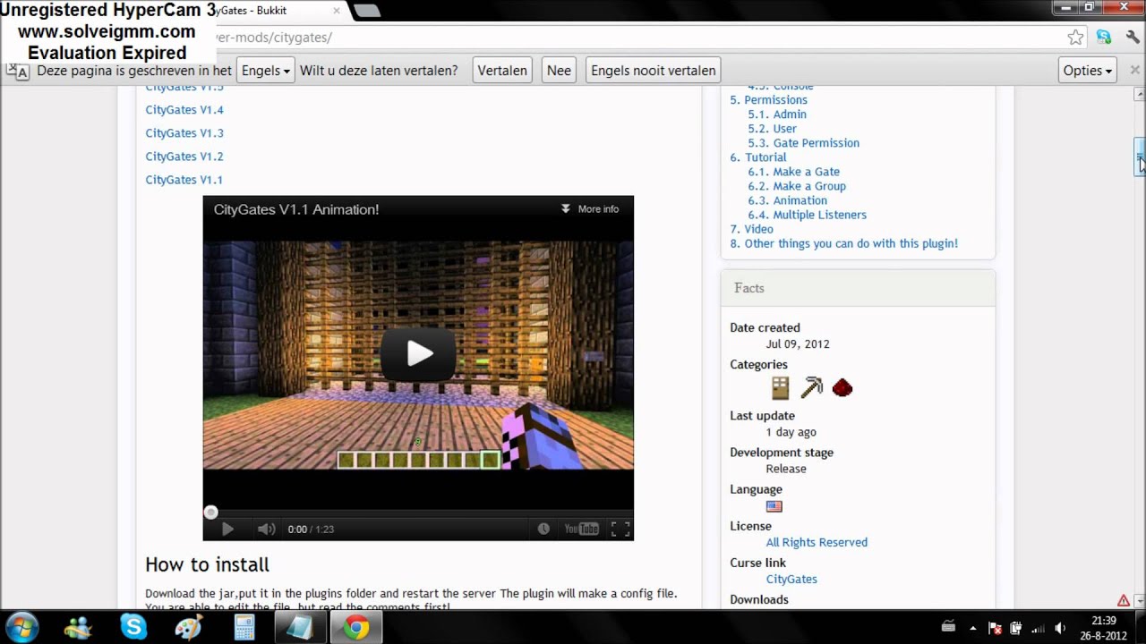 Hoe zet je plugins in je minecraft bukkit server [Dutch] HD - YouTube