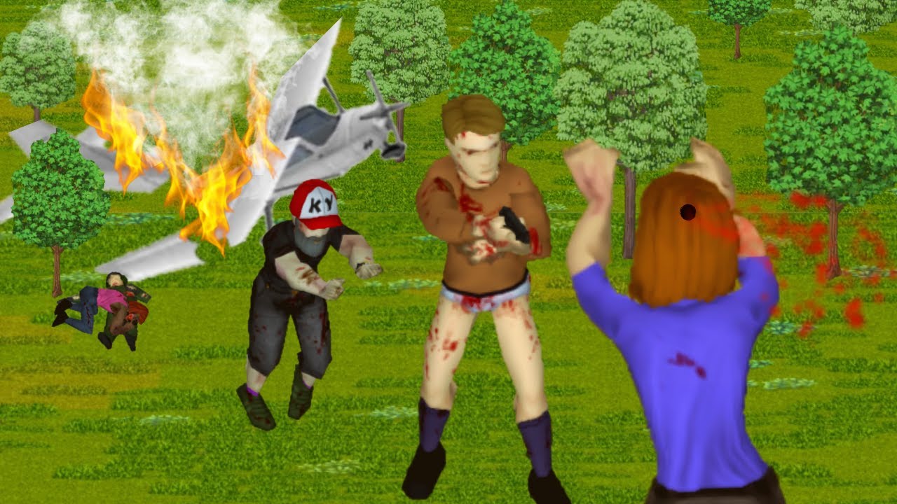 Project Zomboid But I Am A Plane Crash Survivor