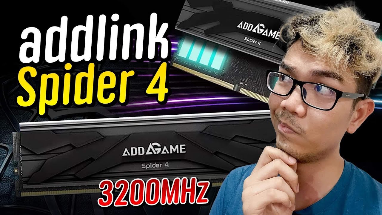 แรมแค่ 1,460 บาท ADDLINK Spider 4 3200 MHz  มีทั้ง 8GB และ 16GB