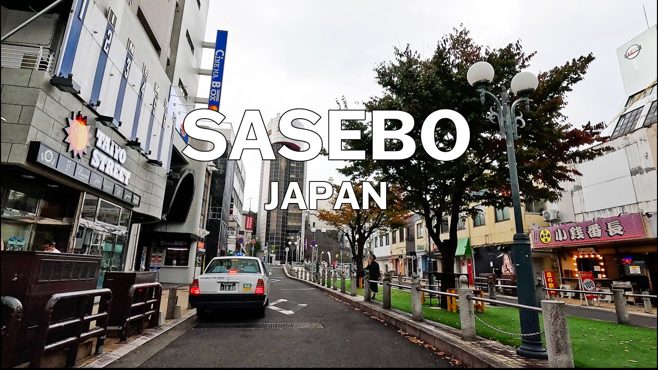 Sasebo, Japan - Driving Tour 4K