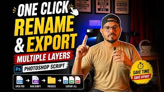 Photoshop One-Click Layer Rename + Export! 🔥 Save Hours