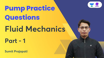 Pump Practice Questions | Part-1 | Fluid Mechanics | Sumit Prajapati