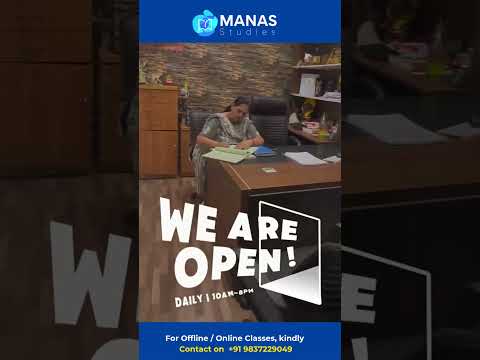 Admissions Open✨ Contact Manas Studies today and take the first step toward your dream career#shorts