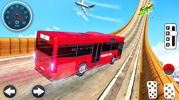 Impossible Bus Stunt Driving 2021 - Mega Ramp Racing Driving Simulator - Android GamePlay