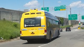 MTA New York City Bus: 2017 Proterra Catalyst E2-Series BE40 0018 On The Q58 At I-495 & 108th Street