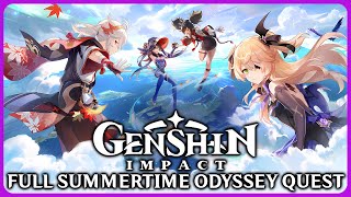 Full Golden Apple Archipelago Summertime Odyssey quest - Genshin Impact 2.8