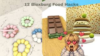 12 bloxburg tiktok food build hacks