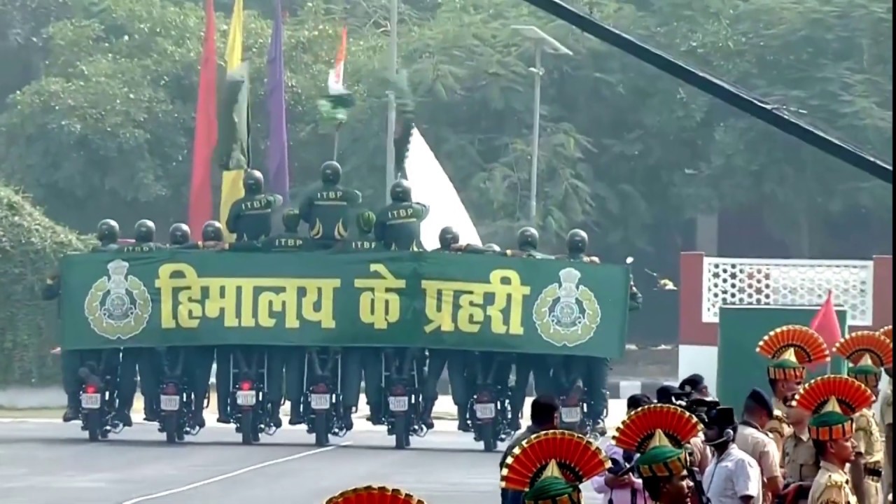 'Jaanbaaz' demonstration by ITBP personnel at 58th Raising Day Parade 2019.  