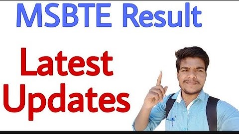 Msbte summer result 2021 update / MSBTE result news