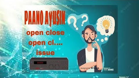 paano eh repair ?Platinum reyna 3C player(close open issue)