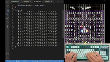ASMR Programming   Coding Pacman   No Talking 1