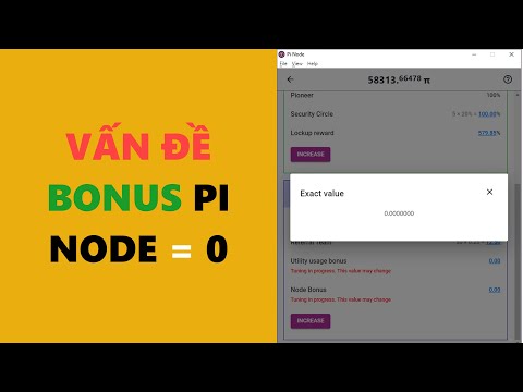 Video VẤN ĐỀ VỀ BONUS PI NODE = 0,00 // PI NETWORK - youtube