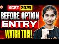 Before KCET Option Entry, Watch This! 😳🔥 | Don't Make These Mistakes 🚨 | Vaishnavi Ma’am