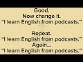 Most people try to learn English by reading book | But the fastest learners do something different.