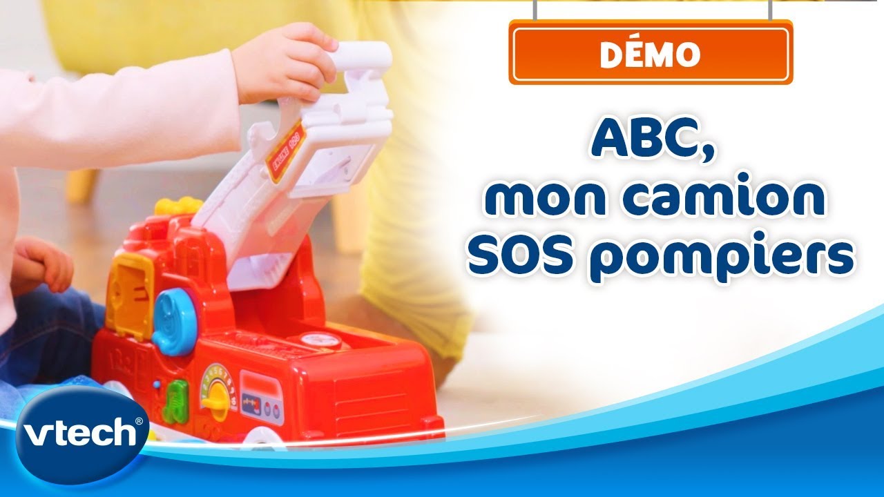 ABC, mon camion SOS pompiers - camion interactif