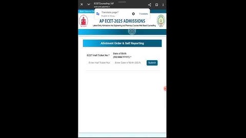 Finally ap ecet 2025 seat allotment released