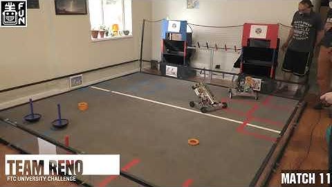 High Score Remote Match 11 ULTIMATE GOAL FTC University Challenge Team Reno