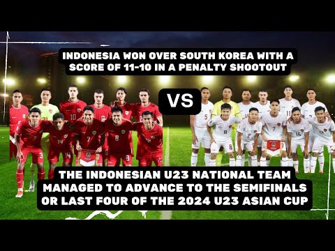 Indonesia won over South Korea with a score of 11-10 in a penalty shootout