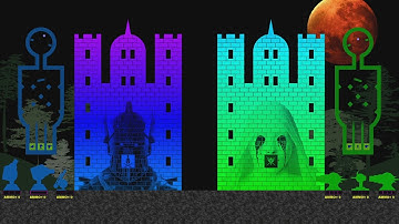 Castle Destruction Marble Race in ALgodoo ☆ The War Day #161-163