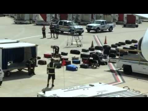 Security had to recheck luggage cause some asshole walked o