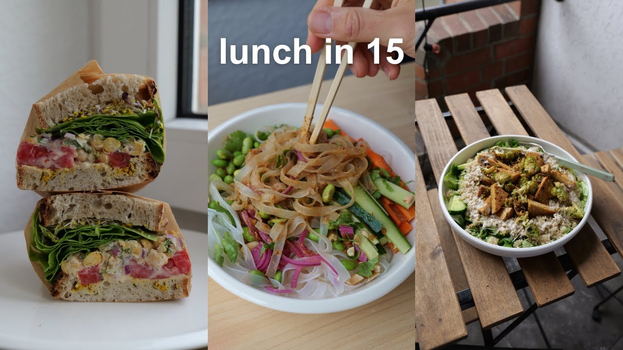 a week of lunches (easy meal ideas!)