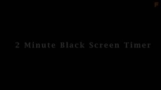 2 Minute Black Screen Timer – Silent Countdown