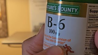 Review For Natures Bounty Vitamin B6 100Mg Tablets
