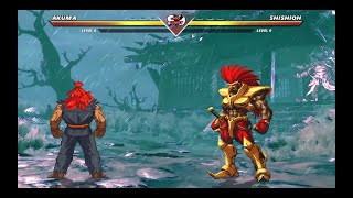 AKUMA VS SHISHIOH - Highest Level Incredible Fight - Mugen Games Super Fighters screenshot 2