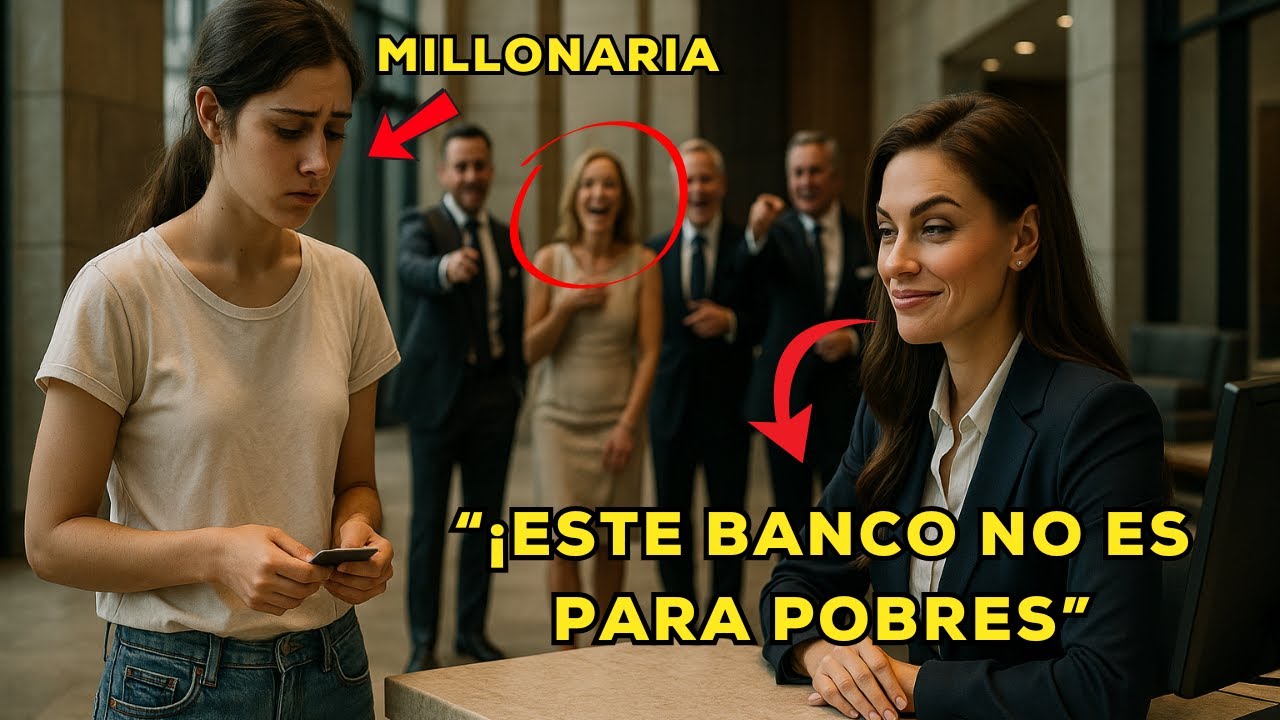 Se RIERON de ELLA en el banco por retirar $50… hasta que pidió 5 MILLONES y los dejó en SILENCIO