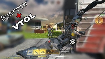 New SPARROW + VTOL Combination is Beast ! Call Of Duty Mobile