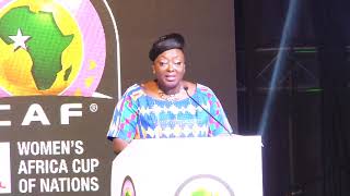 AWCON 2018 LOC CHAIRPERSON, FREDA PREMPEH AT WOMEN'S AFCON DRAW