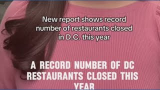 Record number of DC restaurants closed this year, report shows