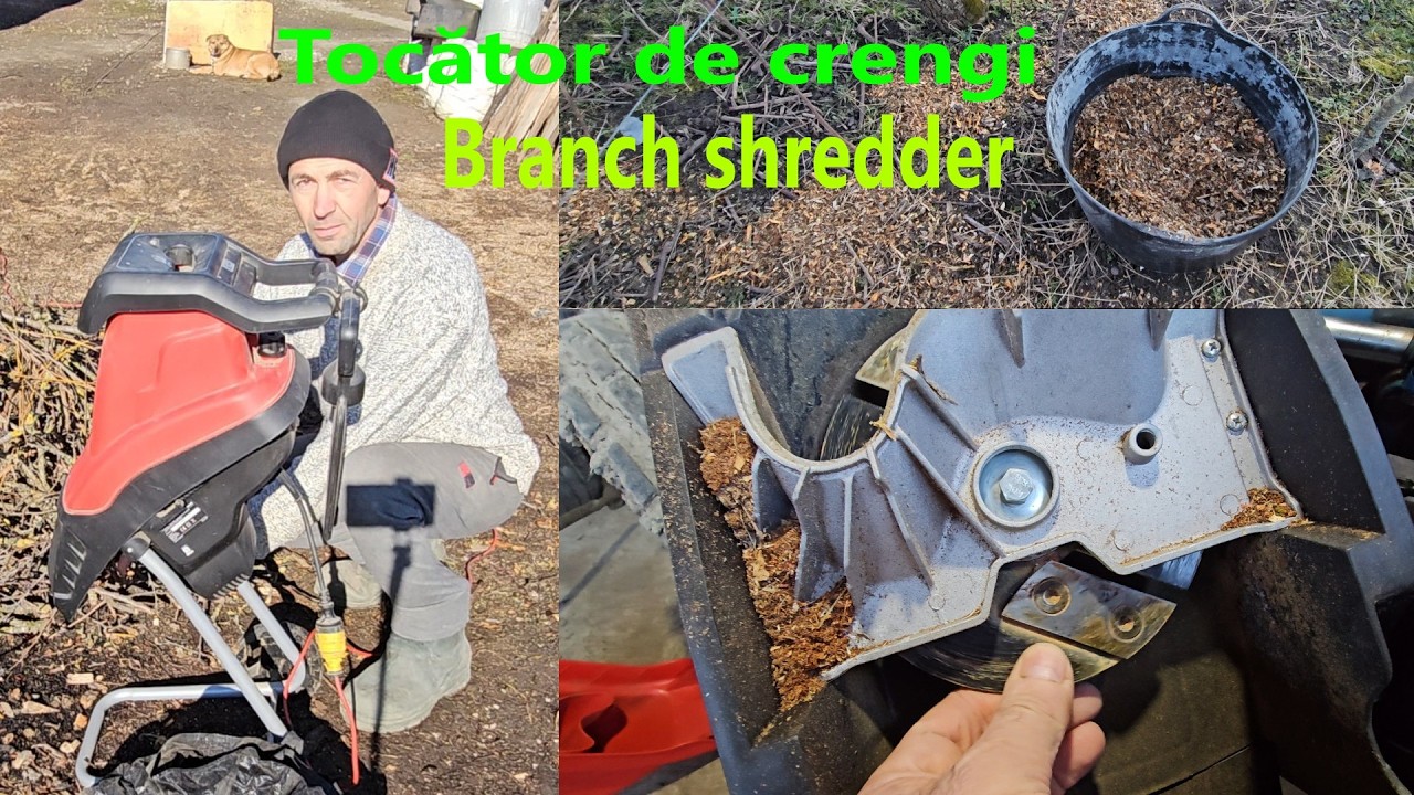 Tocător crengi si resturi vegetale electric Einhell GC-KS 2540  Branch shredder #new #grădină