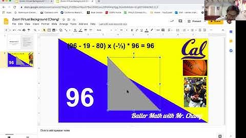 Zoom Virtual Background for Math