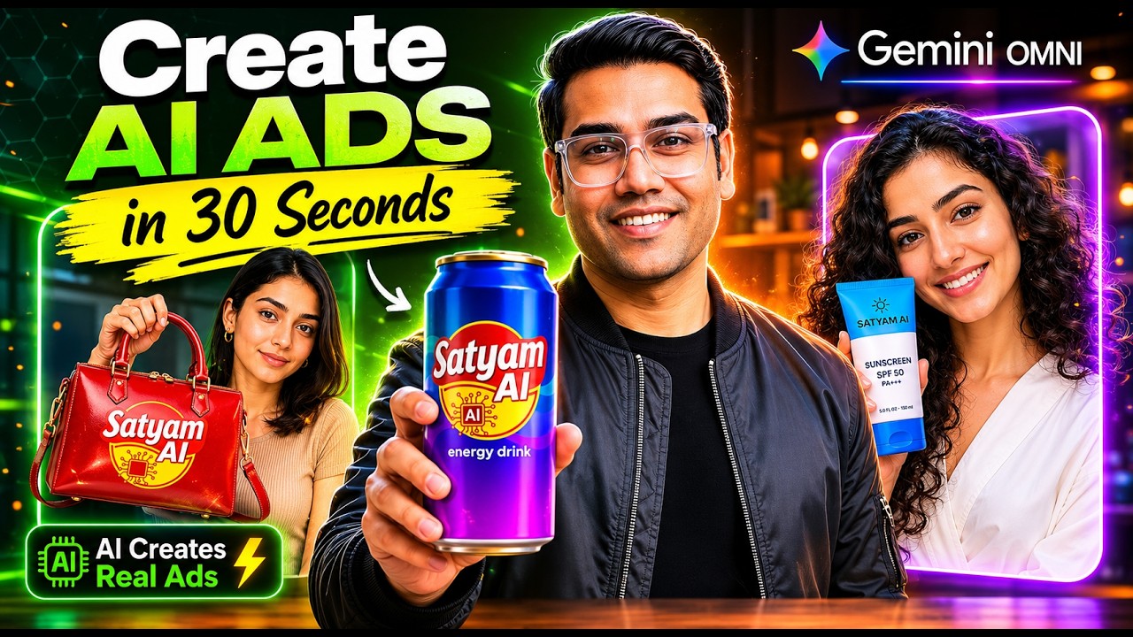 Create Cinematic & UGC AI Ads with Gemini Omni 🤯 (Full Tutorial) # ...