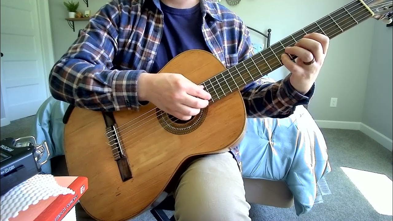 Playing classical guitar without nails quick demo YouTube