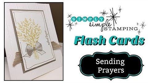 Cardmaking: 5 Minute Thinking of You Card