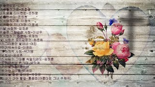 kpop 8090 슬픈노래  음질좋은 가요 슬픈인연등 21곡