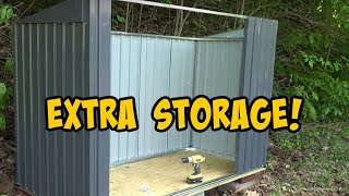 AECOJOY 3x7 Foot Metal Shed Build.