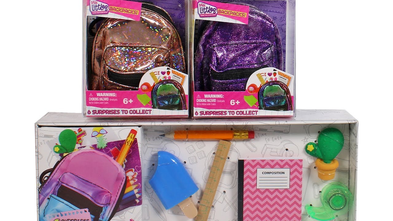 Real Little Backpacks are back and full of ALL NEW Mini Surprises