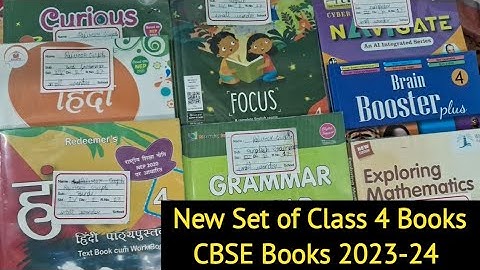 New set of CLASS 4 Books||CBSE CLASS 4 books 2023-24|| Syllabus and contents of books.
