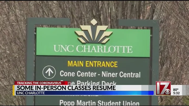 Some in-person classes resume at UNC Charlotte