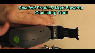 REVIEW Genesis 8V Rechargeable Lithium-Ion Cordless Oscillating Tool  Detail Sander SMALLEST PROFILE